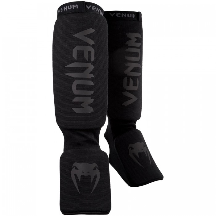 Протектори за Крака - VENUM KONTACT SHINGUARDS AND INSTEP - COTTON / BLACK / BLACK​